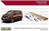 Peugeot Rıfter Tavan Çıtası Uzun Gri 2019- Sonrası Modeller Uyum - 1