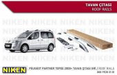 Peugeot Partner Tepee Tavan Çıtası Gri 2008-sonrası Modeller Uyum - 1