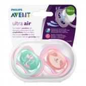 Philips Avent SCF349/12 Ultra Air 2'li Silikon Emzik 18+ Ay - 1