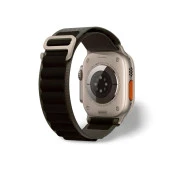 Cosmostech Akıllı Saat Watch için Uyumlu 42MM 44MM 45MM 49MM 1/2/3/4/5/6/se/7/8/ultra Çift Katman Kordon ve Kayışı Yeşil(Siyah) - 1