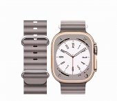 Cosmostech Akıllı Saat Watch için Uyumlu 42MM 44MM 45MM 49MM 1/2/3/4/5/6/se/7/8/ultra Akıllı Saat Silikon Kordon ve Kayışı Açık Gri - 3