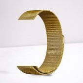 Cosmostech Akıllı Saat Watch için Uyumlu 42,44,45,49MM, 1/2/3/4/5/6/se/7/8/Ultra Metal Seri Kordon ve Kayışı Gold - 2