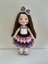 Gökkuşağı Bebek Amigurumi Organik Oyuncak - 1
