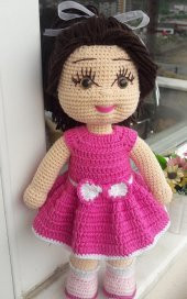 Pembegül Bebek Amigurumi Organik Oyuncak - 1