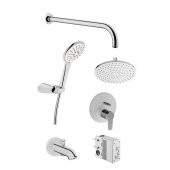 Artema Win S Ankansrte Banyo Bataryası Set-2 - Krom - 1