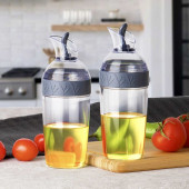Porsima YA-115 Akrilik Plastik 2x350 Ml Yağlık Sirkelik Sosluk - 1