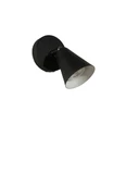 Rsylight Metal Mafsallı Siyah Spot 180 Derece Armatür  Aplik Beyaz Led Ampullü - 2