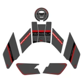 GP Kompozit Honda XL750L Transalp 2023-2024 Uyumlu Tank Pad Gri - 1
