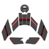 GP Kompozit Honda XL750L Transalp 2023-2024 Uyumlu Tank Pad Gri - 6