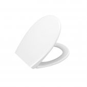 Vitra S20 Round Universal Klozet Kapağı Duroplast - Üstten Sıkmalı Yavaş Kapanır - Beyaz - 1