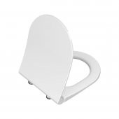 Vitra İntegra Round Universal Klozet Kapağı Slim - Üstten Sıkmalı Yavaş Kapaır - Beyaz - 1