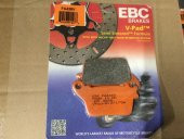 Ebc Fa436V 2013-2023 Kawasaki Ninja ZX-6R (636cc) Uyumlu Arka Fren Balatası Yarı Sinterli Balata thumbnail 4