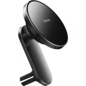 Baseus Magsafe Uyumlu 15W İphone 15 15 Pro Max Şarj Araç Şarjı İphone Araç içi Telefon Tutucu Şarjı - 1