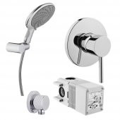 Artema Minimax S Ankanstre Duş Seti - Samba 5F - Krom - 1