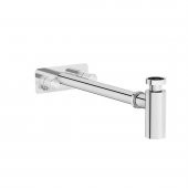 Vitra Origin Lavabo Sifon Seti - Simetrik Rozetli - Krom - 1