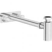 Vitra Origin Lavabo Sifon Seti - Simetrik Rozetli - Krom - 2