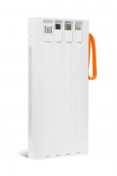 Powerway 10.000 Mah Pd 22.5W Dahili Kablolu Hızlı Şarj Gerçek 10.000 Mah QC10 Beyaz Powerbank - 2