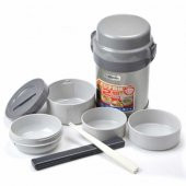 Zojirushi Sl-Jaf14-Sa Vakumlu Yemek Termosu Kabı 1.23L Gümüş - 4
