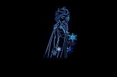 Gece Lambası Disney Frozen Karlar Ülkesi Elsa USBli Dokunmatik 7 Renk Ledli Lisanslı DY-1018-FR - 3