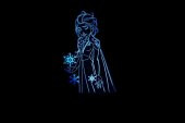 Gece Lambası Disney Frozen Karlar Ülkesi Elsa USBli Dokunmatik 7 Renk Ledli Lisanslı DY-1018-FR - 10