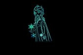 Gece Lambası Disney Frozen Karlar Ülkesi Elsa USBli Dokunmatik 7 Renk Ledli Lisanslı DY-1018-FR - 12
