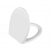 Vitra S20 Round Klozet Kapağı -Nuvoplast Çıkabilir Plastik Menteşeli Üstten Sıkmalı- Beyaz - 1