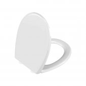 Vitra S20 Round Klozet Kapağı -Nuvoplast Çıkabilir Plastik Menteşeli Üstten Sıkmalı- Beyaz - 2
