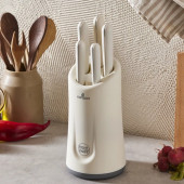 Karaca Right Knife Soft Touch 6 Parça Bıçak Seti Cream - 2