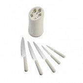 Karaca Right Knife Soft Touch 6 Parça Bıçak Seti Cream - 8