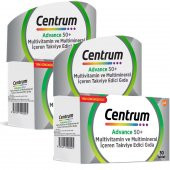 Centrum Advance 50+ Multivitamin 30 Tablet 2Li Paket - 1