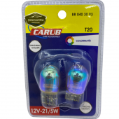 Carub Diadem Ampul Krom Amber Park Sinyal Ampulü Gündüz Farı T20 WY21/5W 12V Turuncu Işık Colormatik 2li Takım - 6