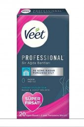 Veet Sir Ağda Bandı Vücut Bademli Hassas Ciltler 20 Li - 1