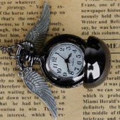 Valkyrie Harry Potter Quidditch Snitch Topu Model Kolye Köstekli Saat - 4