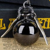 Valkyrie Harry Potter Quidditch Snitch Topu Model Kolye Köstekli Saat - 6