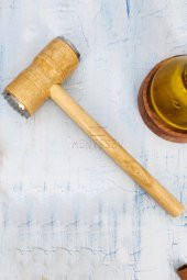 Et Döveceği Dövücü İki Yönlü Et Yumuşatıcı Çekiç Ahşap Saplı Tokmak thumbnail 4