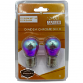 Diadem Ampul Krom Amber Tek Duy Park Ampulü 1141 12V 21W 93 Turuncu Işık P21W Düz Tırnak 2li Takım - 1