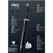 Oral-B Pro 3 3900 Siyah Beyaz 2'Li Şarj Edilebilir Diş Fırçası Seti - 3