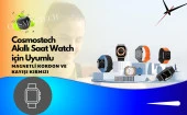 Cosmostech Akıllı Saat Watch için Uyumlu 42MM 44MM 45MM 49MM 1/2/3/4/5/6/se/7/8/ultra Magnetli Kordon ve Kayışı Beyaz(Siyah) - 2