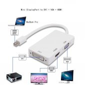 Mini Displayport Hdmi Vga Dvi Çevirici Dönüştürücü Adaptör Thunderbolt Display Port Kabl - 3