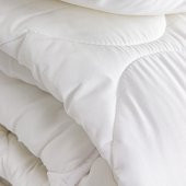 Tek Kişilik Antialerjik Microfiber Yorgan Beyaz 155x215 - 2