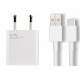 Xiaomi Uyumlu Mi 67w Turbo Hızlı Şarj Aleti Adaptör+kablo Set Orijinal Xiaomi 67w - 1