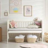 Yatak Bebek Aloevera Fermuarlı  Beyaz 70X140 - 1