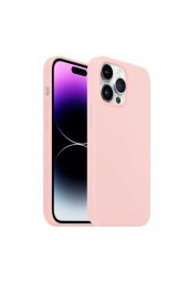 Buff Iphone 14 Pro Max Rubber Fit Kılıf Pink - 1