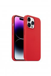Buff Iphone 14 Pro Max Rubber Fit Kılıf Red - 1