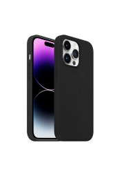 Buff Iphone 14 Pro Max Rubber Fit Kılıf Black - 1
