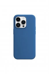 Buff Iphone 14 Pro Max Rubber Fit Kılıf Mid Blue - 2
