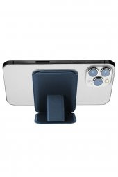 Buff Iphone Walletmag Stand Deri Cüzdan Blue - 2