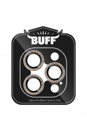 Buff iPhone 14 Pro / 14 Pro Max Diamond Lens Koruyucu Gold - 2