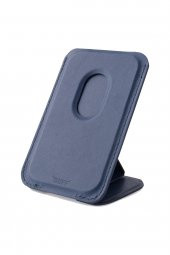 Buff Iphone Walletmag Stand Deri Cüzdan Blue - 3