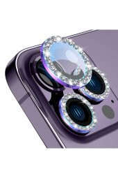 Buff iPhone 14 Pro / 14 Pro Max Diamond Lens Koruyucu Colorful - 2